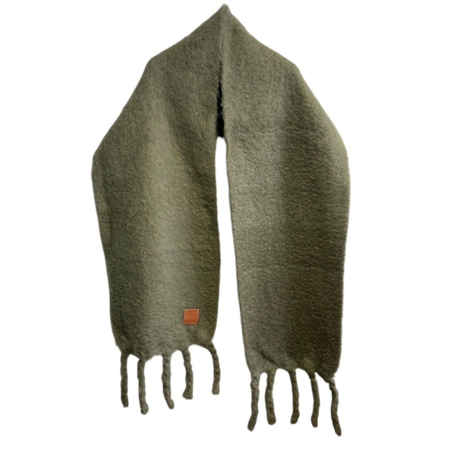 Loewe Anagram Leather Patch Mohair Wool Blend