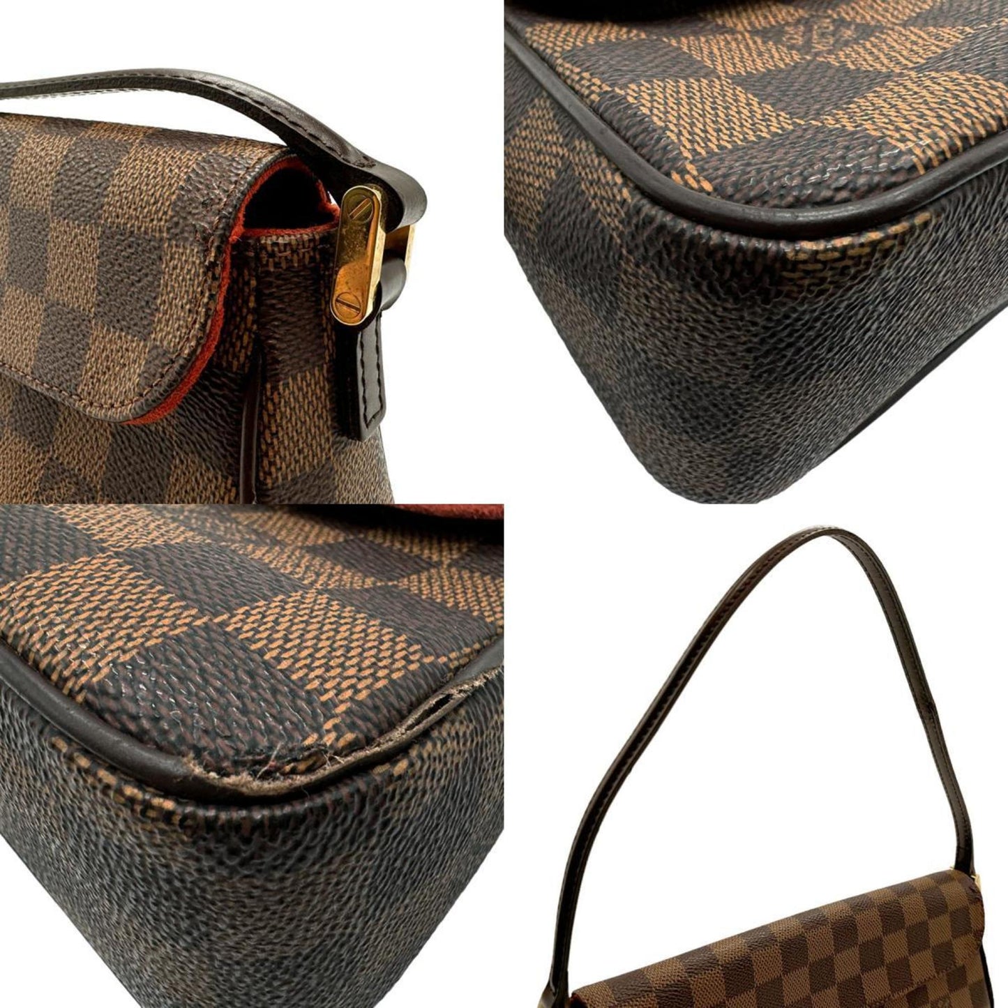 Louis Vuitton Louis Vuitton Handbag Damier Recoleta Canvas Ebene