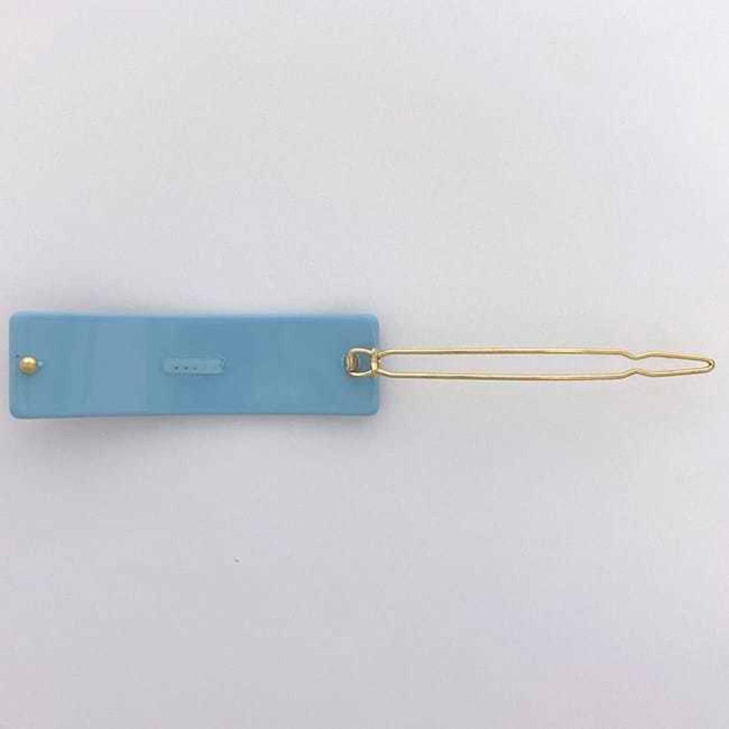 Fendi Valletta Light Blue Pink Jfp402 Hair Clip Plastic Gp Fendi Ff Zucca Square
