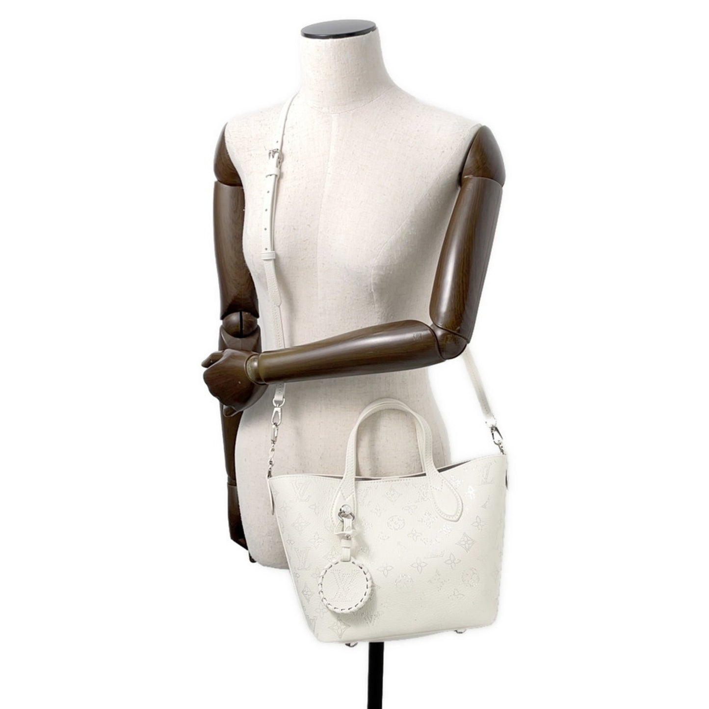 Louis Vuitton Handbag Monogram Mahina Blossom Pm M11842 Louis Vuitton 2Way Shoulder Bag White