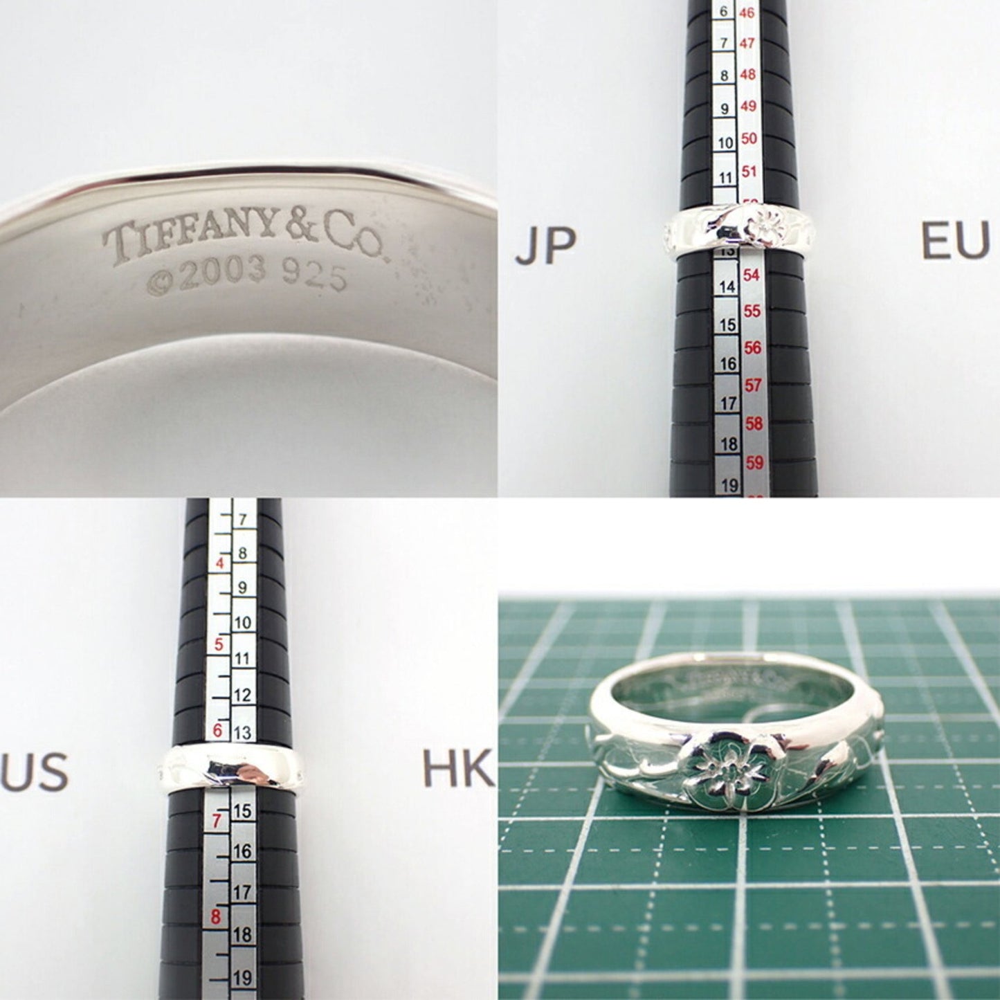 Tiffany 925 Flower Ring
