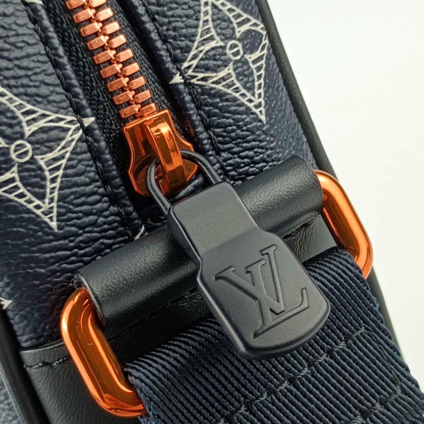 Louis Vuitton Louis Vuitton Shoulder Bag Danube Pm Upside Down M43678 Navy Monogram Ink Canvas