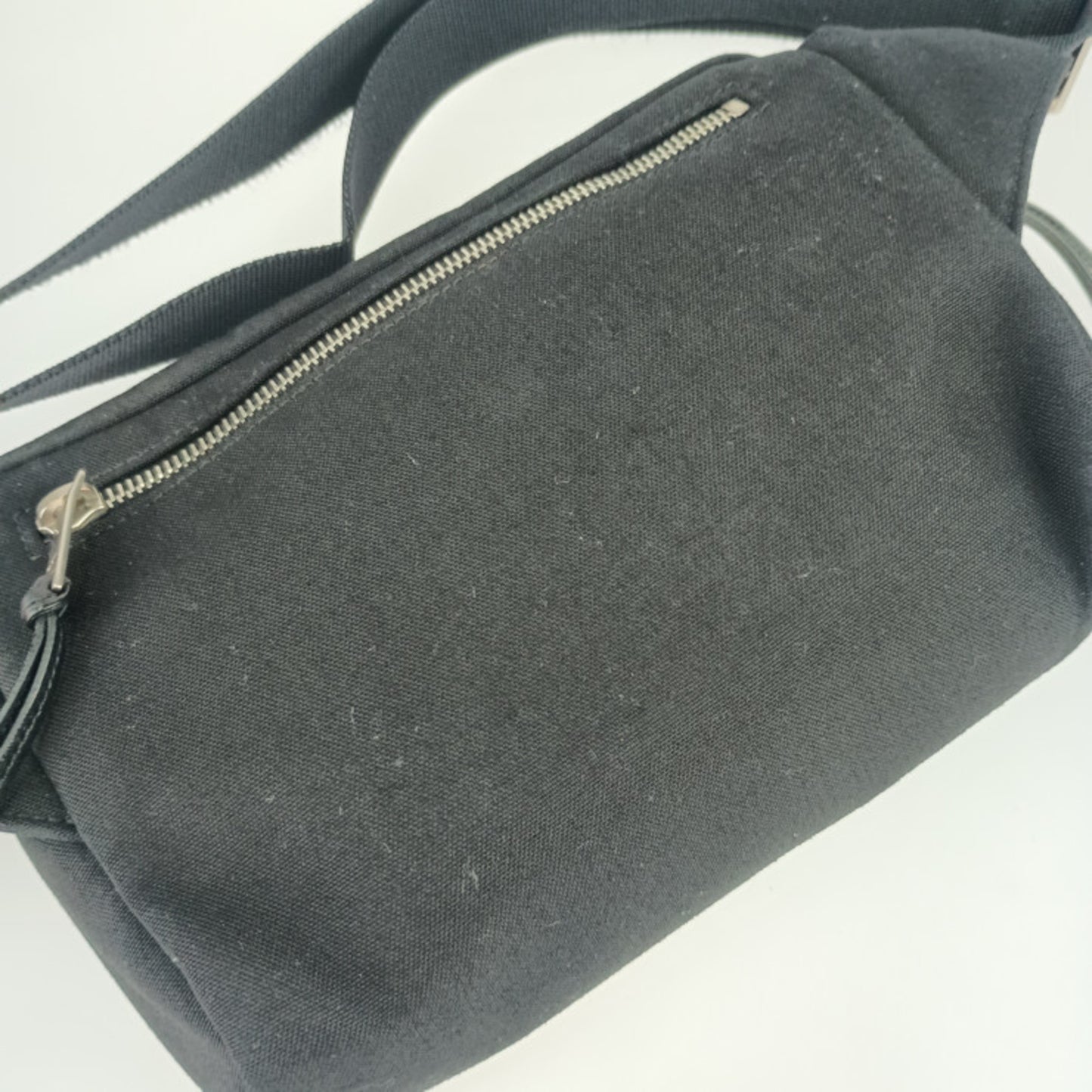 Yves Saint Laurent Saint Laurent Paris Saint Laurent Paris Waist Bag City Belt 505973 Black Canvas