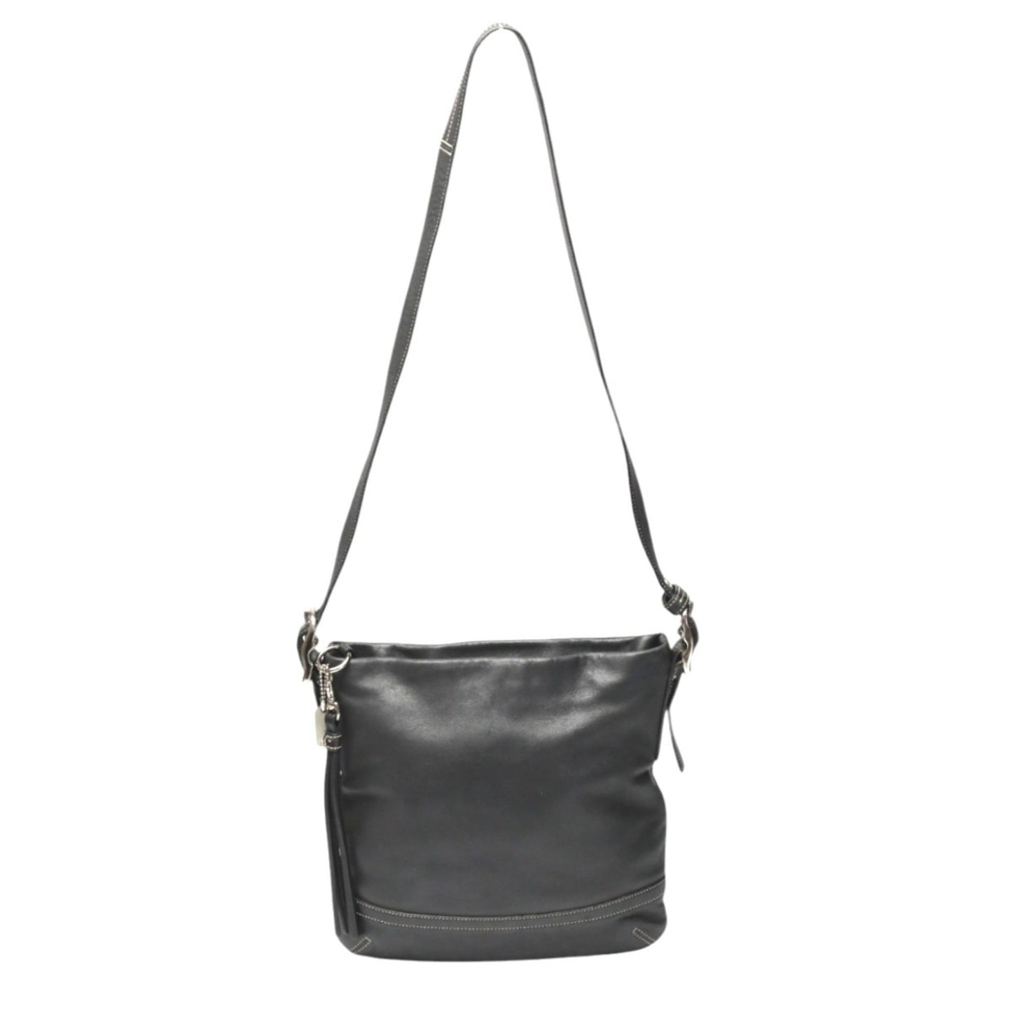 Coach Coach Shoulder Bag Crossbody Leather 1415 Black