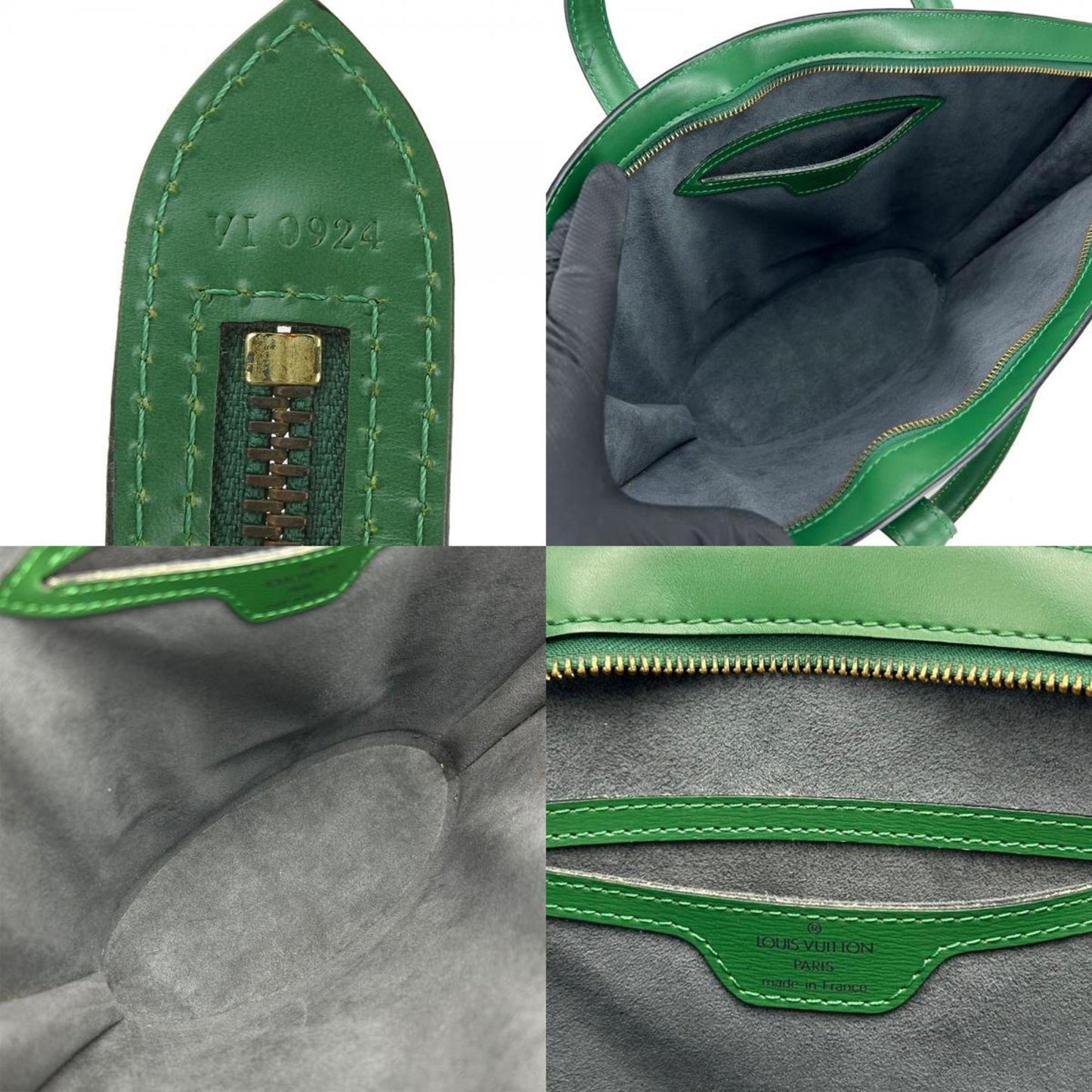 Louis Vuitton Handbag Saint Jacques M52274 Epi Leather Borneo Green