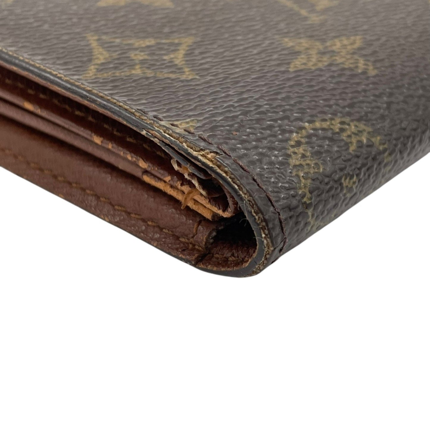 Louis Vuitton Japan Sangapur M60530 Monogram Bifold Business Card Case/Card Case/Pass Case Leather