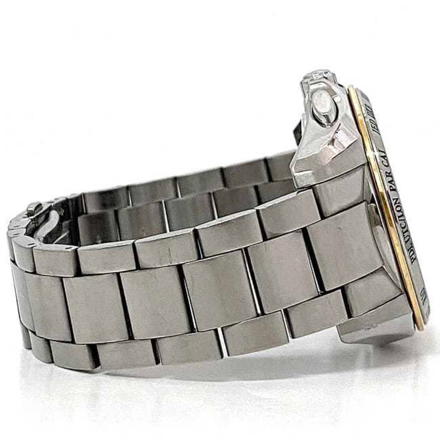 Seiko Watch Brightz Date White Silver 8B54-0Aw0 F-20461 Solar Quartz Seiko