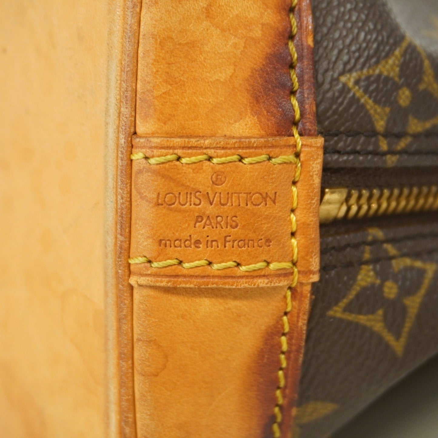 Louis Vuitton Monogram Alma Handbag M51130 Brown