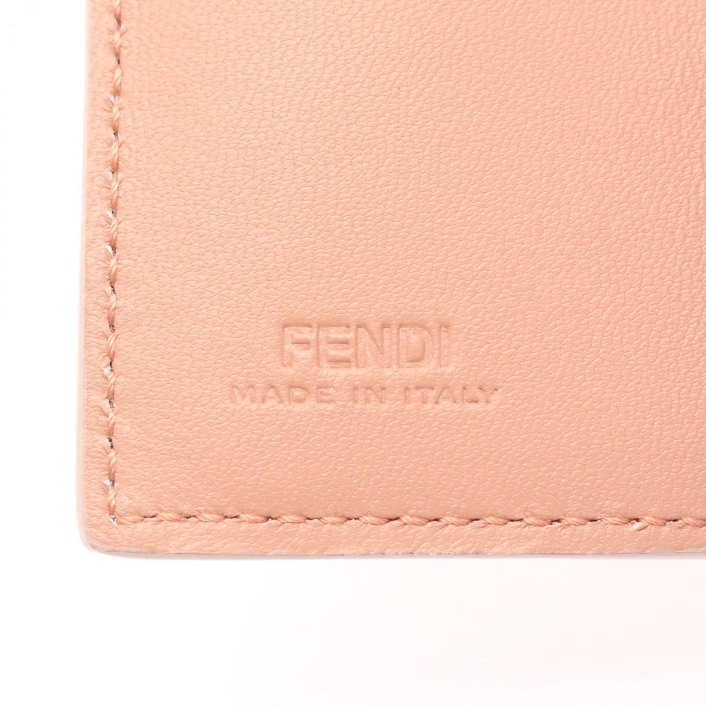 Fendi Baguette Ff Tri-Fold Wallet Leather