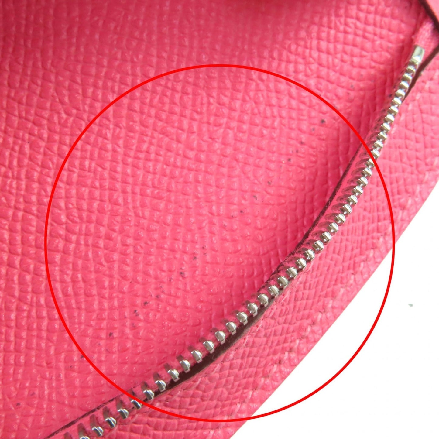 Hermes 073760Ck8W Epsom Rose Azalee Surf Motif Pencil Case