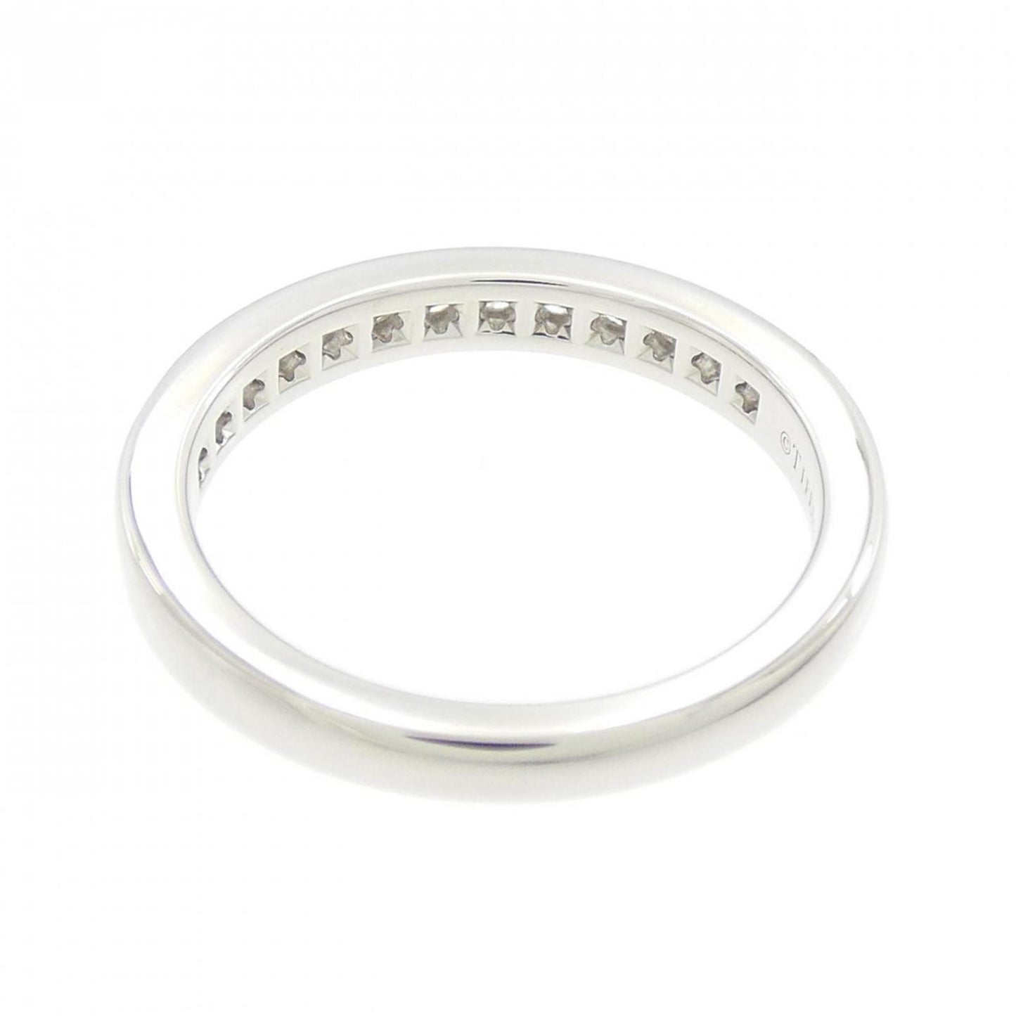 Tiffany Half Circle Channel Setting Ring