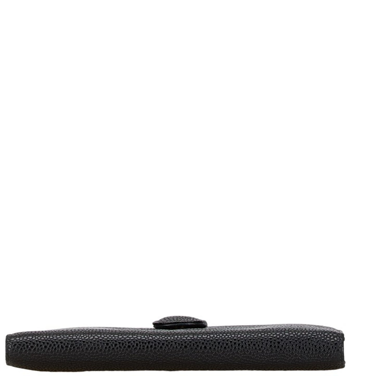 Chanel Coco Mark Long Wallet Black Caviar Skin