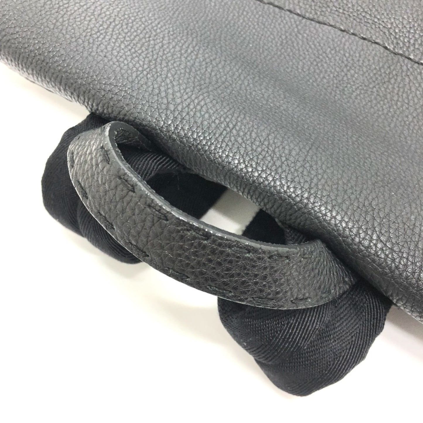 Fendi 7Vz011 Backpack Black Silverhardware