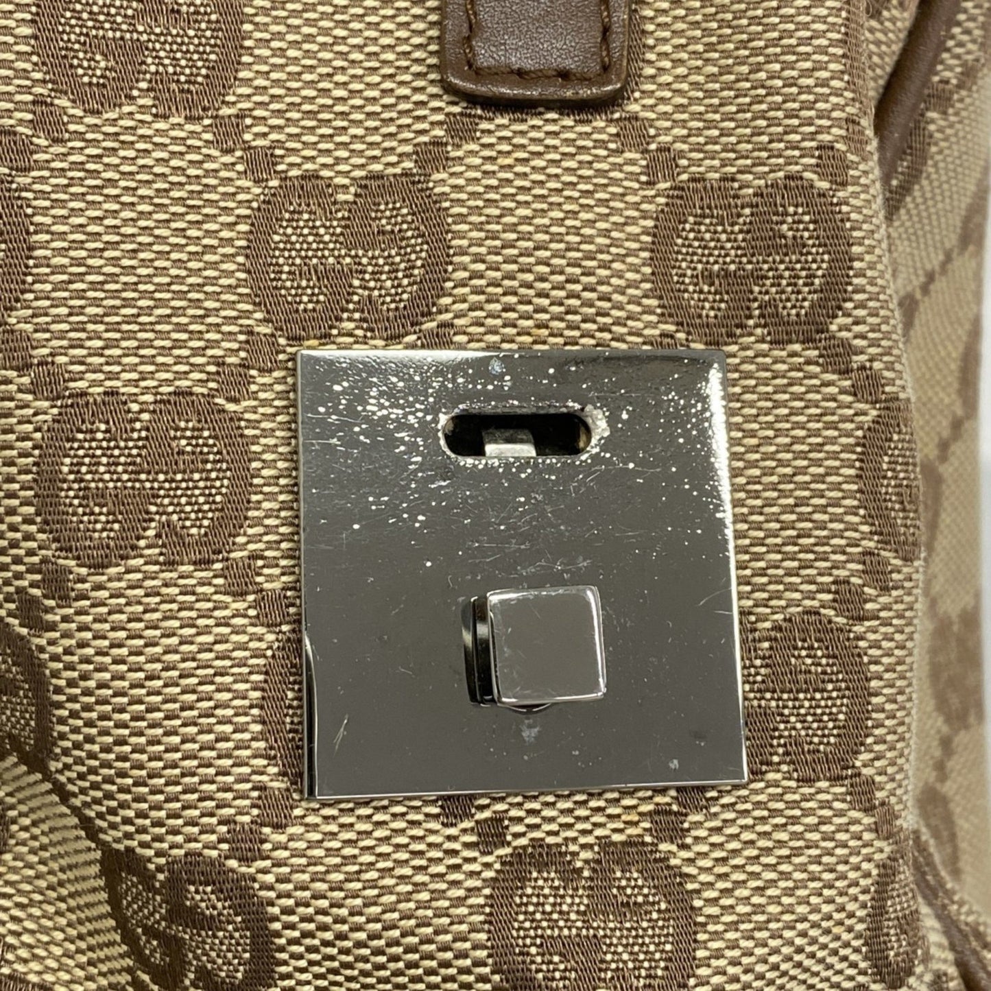 Gucci Gg Canvas Handbag 30458 Brown