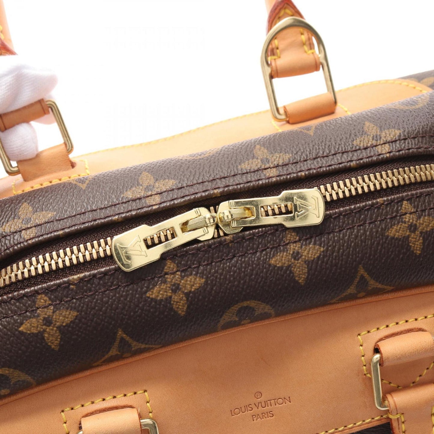 Louis Vuitton Deauville Bowling Vanity Handbag
