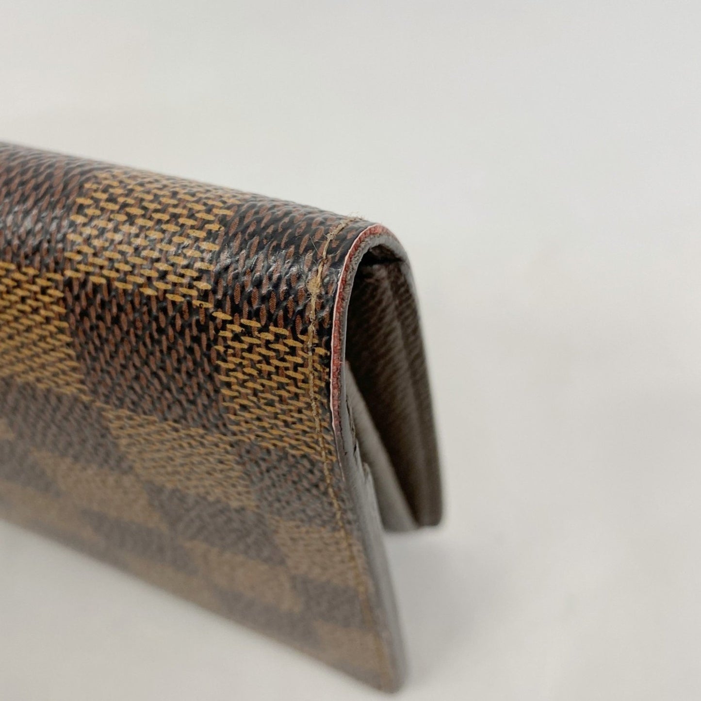Louis Vuitton Damier Portefeuille Brazza Long Wallet N60017 Ebene