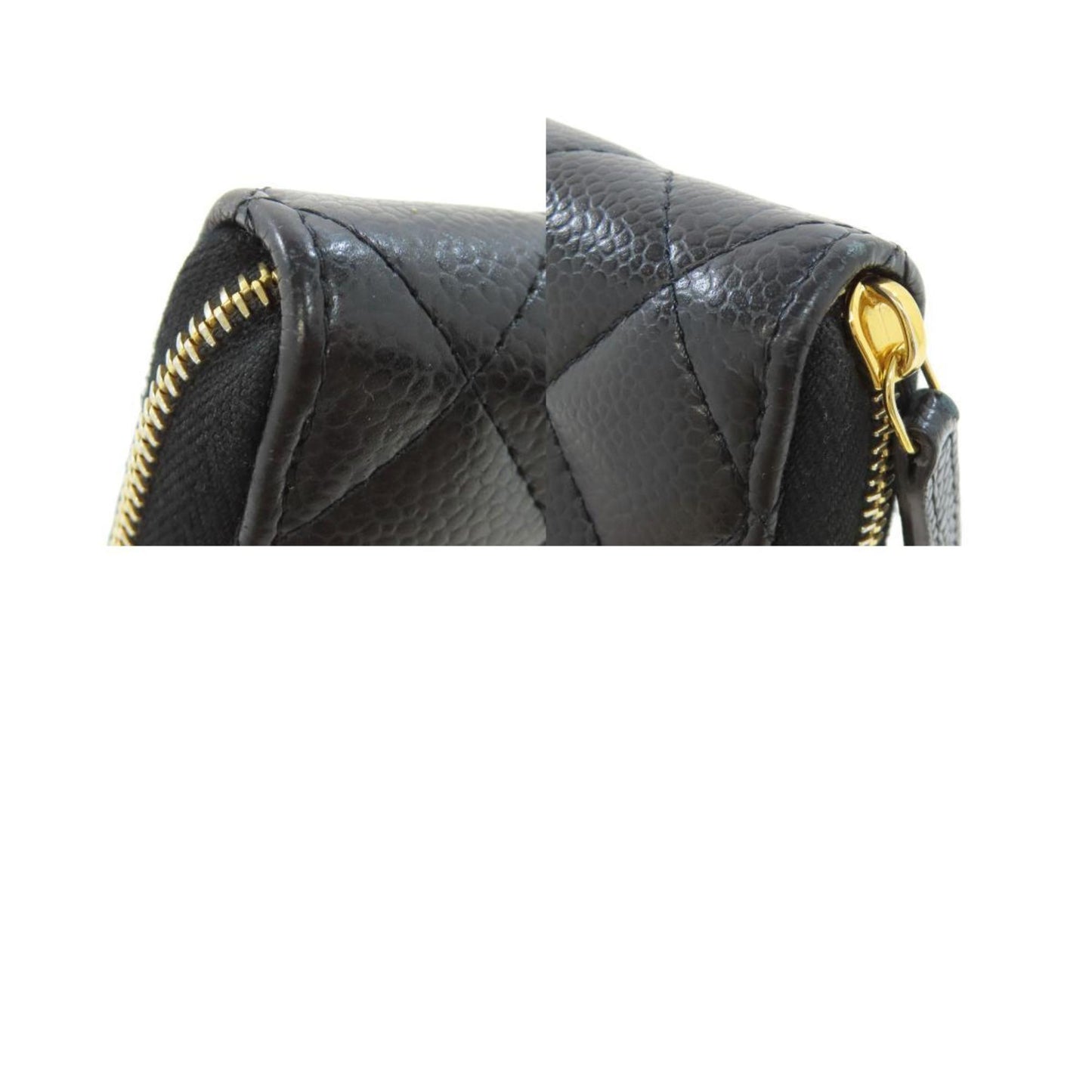 Chanel Matelasse Coco Mark Long Wallet Grained Calfskin