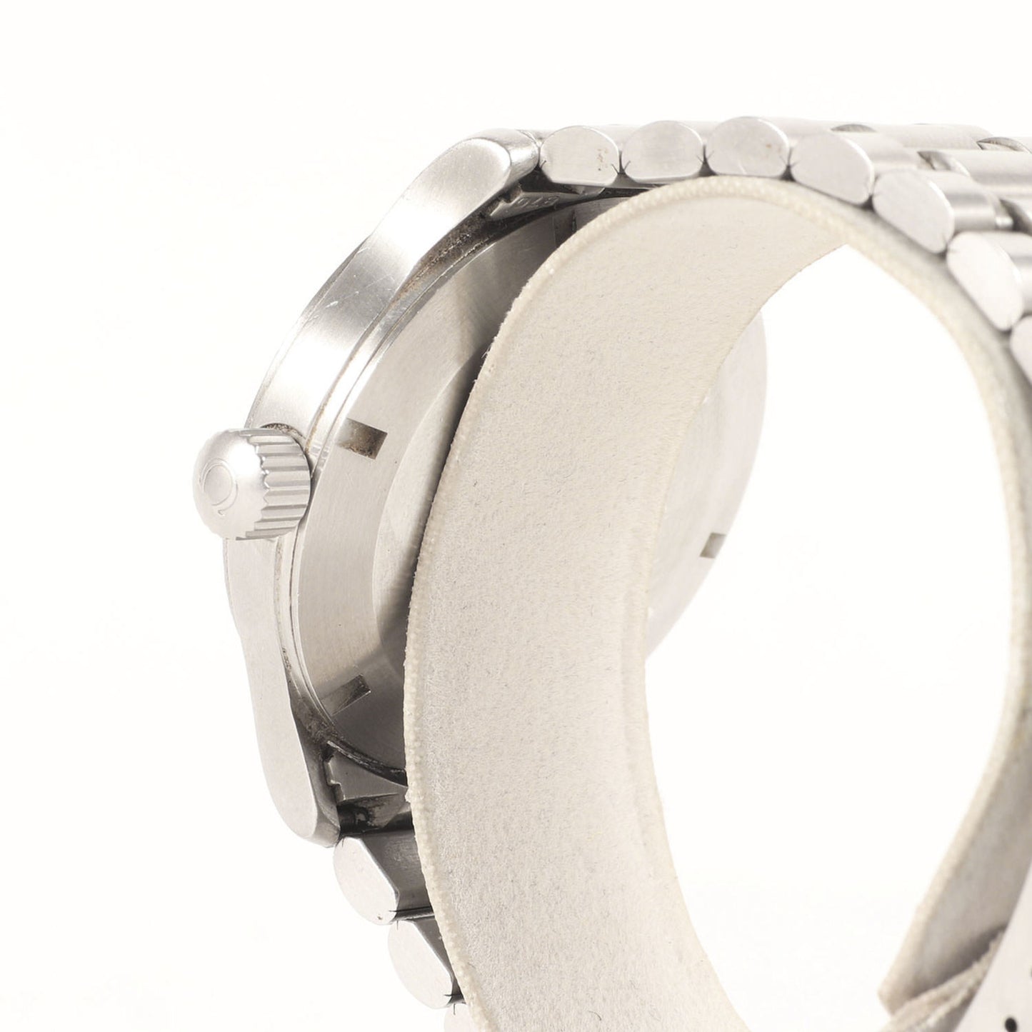 Omega 90S Dynamic 3 Date Automatic Watch Silver Black Dial