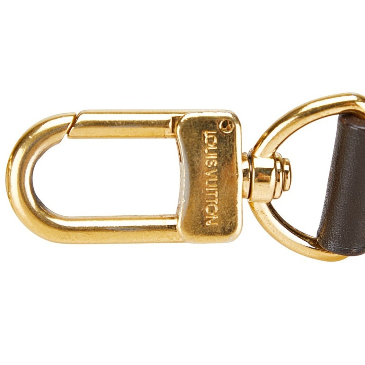 Louis Vuitton Shoulder Strap Brown Leather