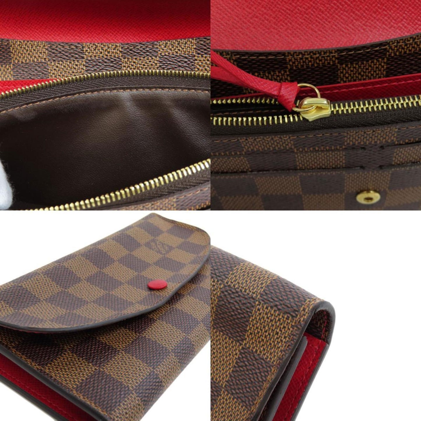 Louis Vuitton M60697 Portefeuille Emily Long Wallet Monogram Canvas