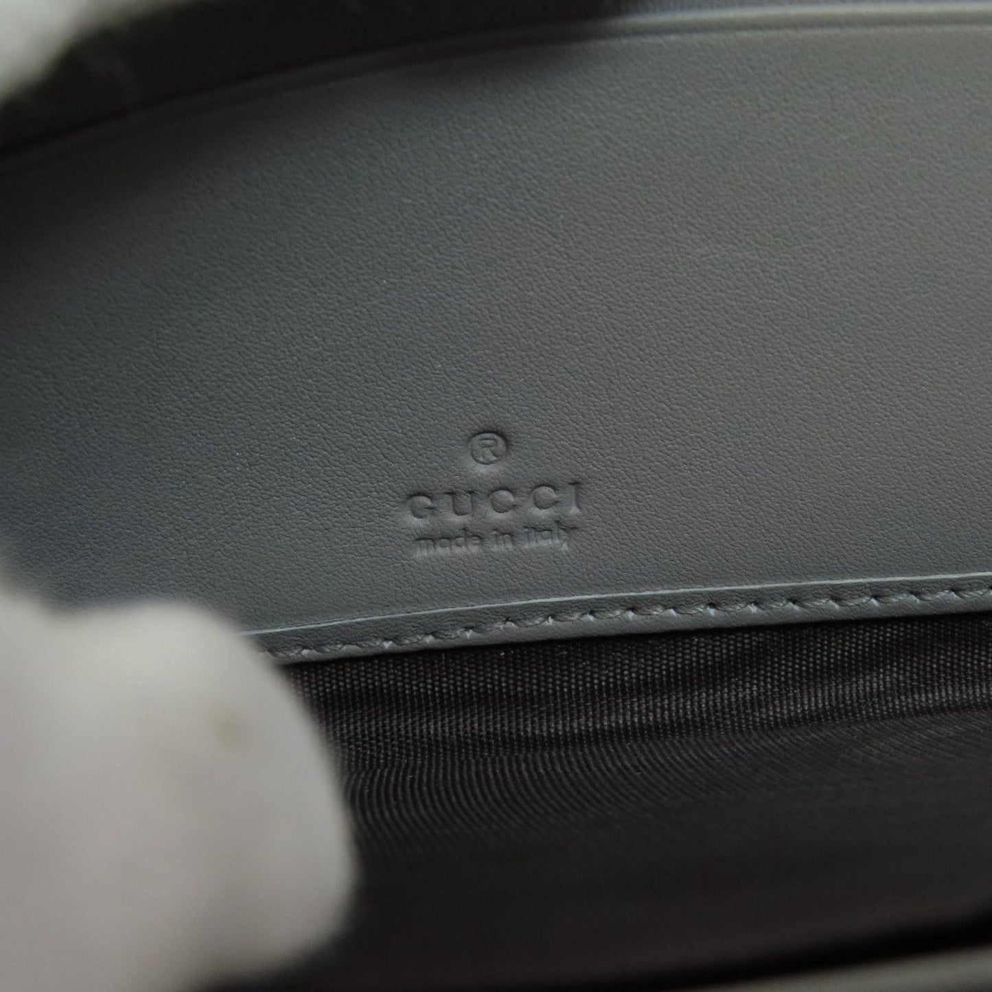 Gucci 453158 Bamboo Long Wallet Leather