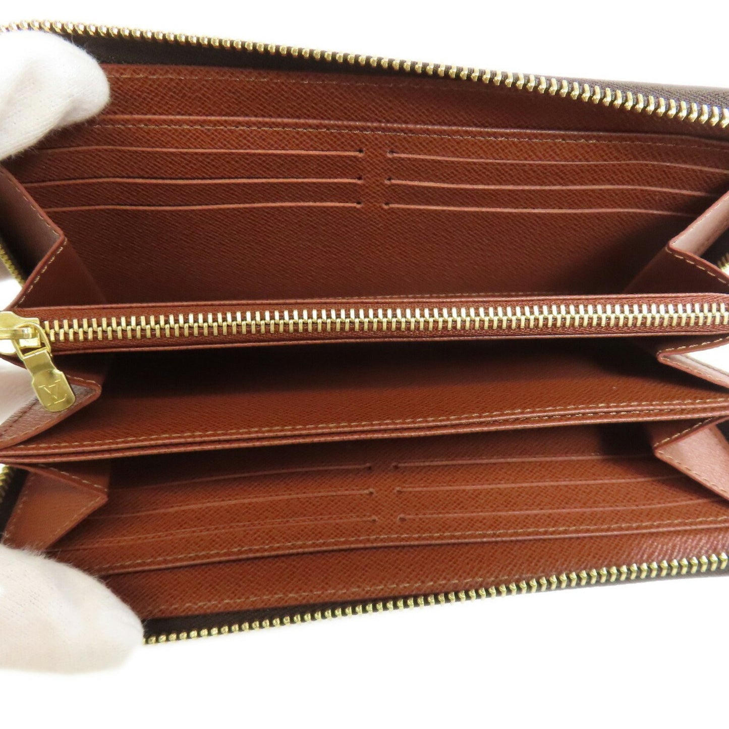 Louis Vuitton M42616 Zippy Wallet Long Monogram Canvas