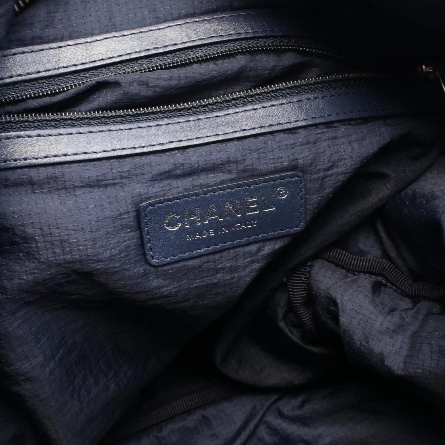Chanel Matelasse Backpack Nylon Leather