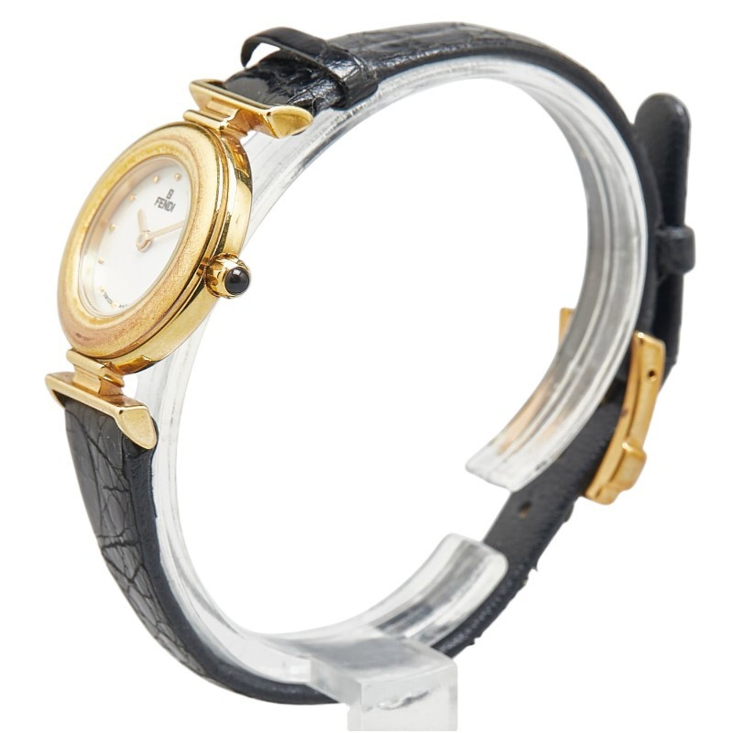 Fendi Belt (Non-Genuine) Watch 320L Quartz White Dial Stainless Steel