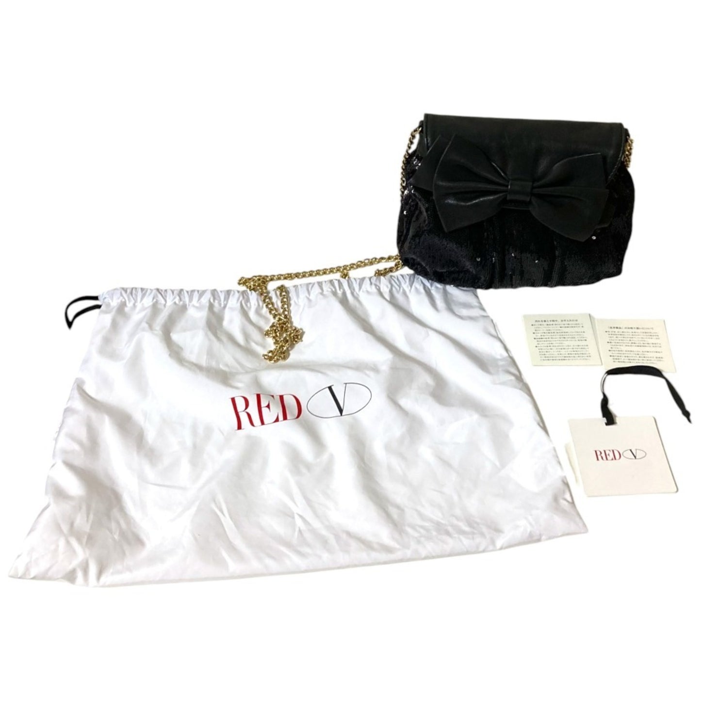 Redvalentino Red Valentino Ribbon Sequin Shoulder Bag