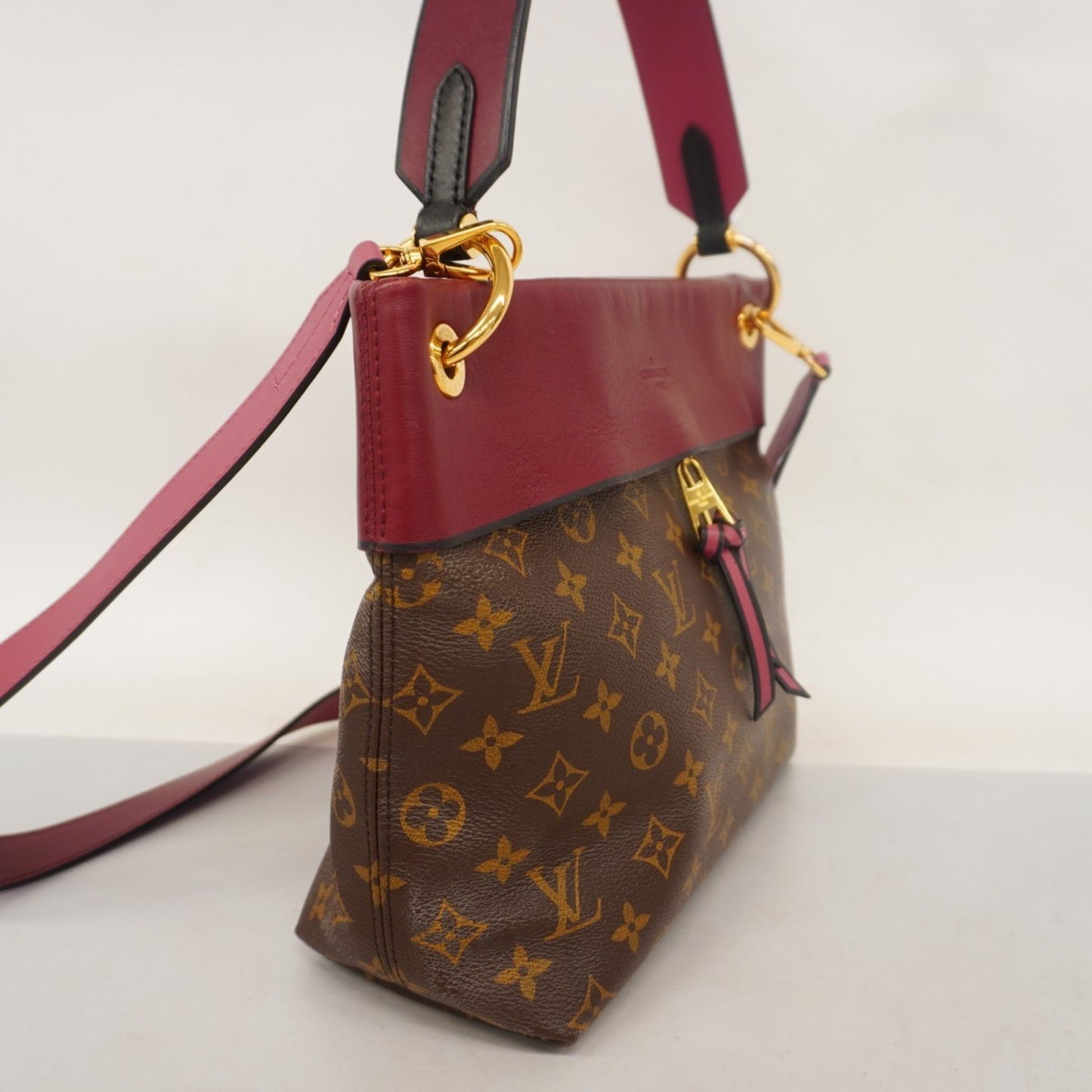 Louis Vuitton Monogram Tuileries Besace Shoulder Bag M43716 Brown Rose Bruyere