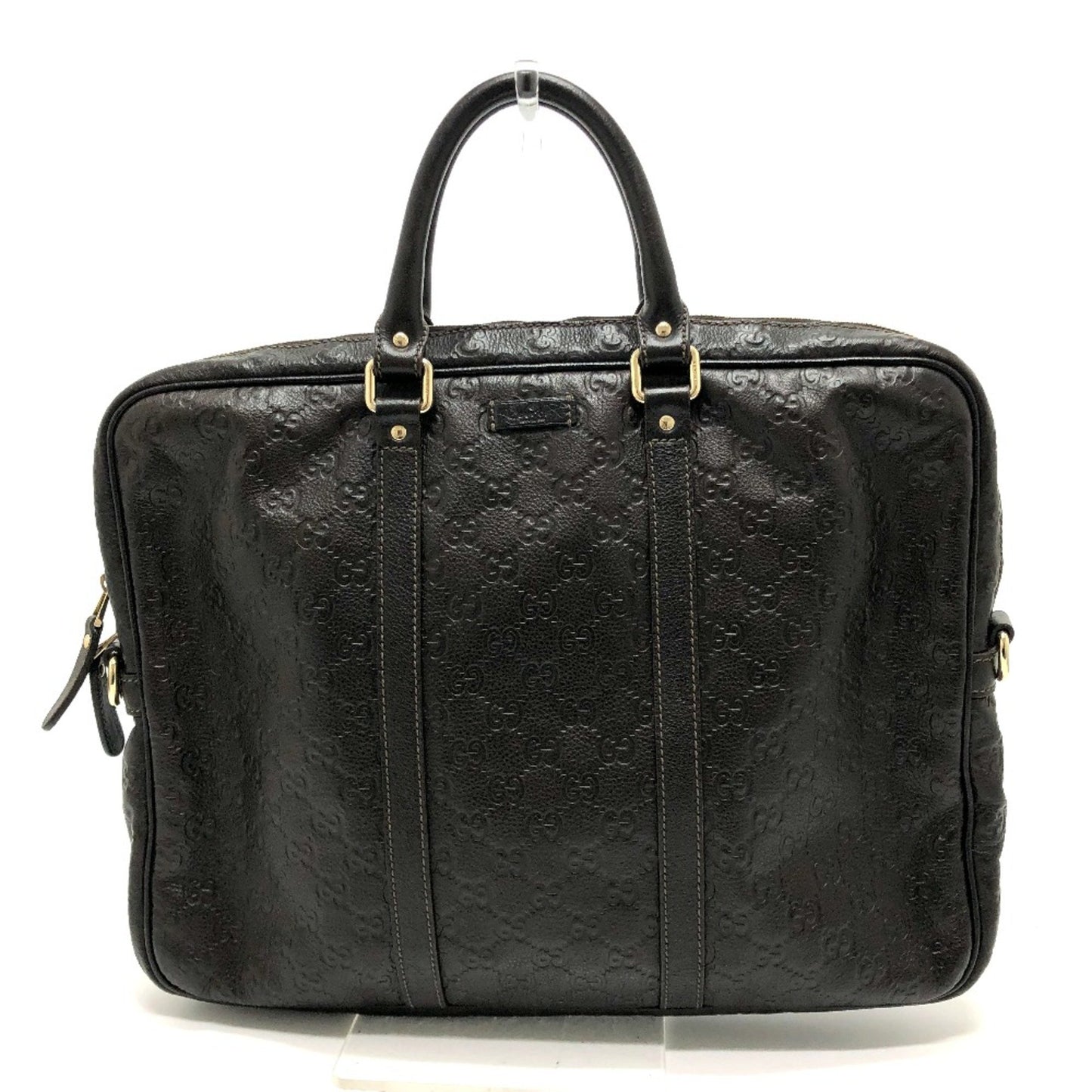 Gucci 201480 Sima Line Bag Business Bag Briefcase Brown