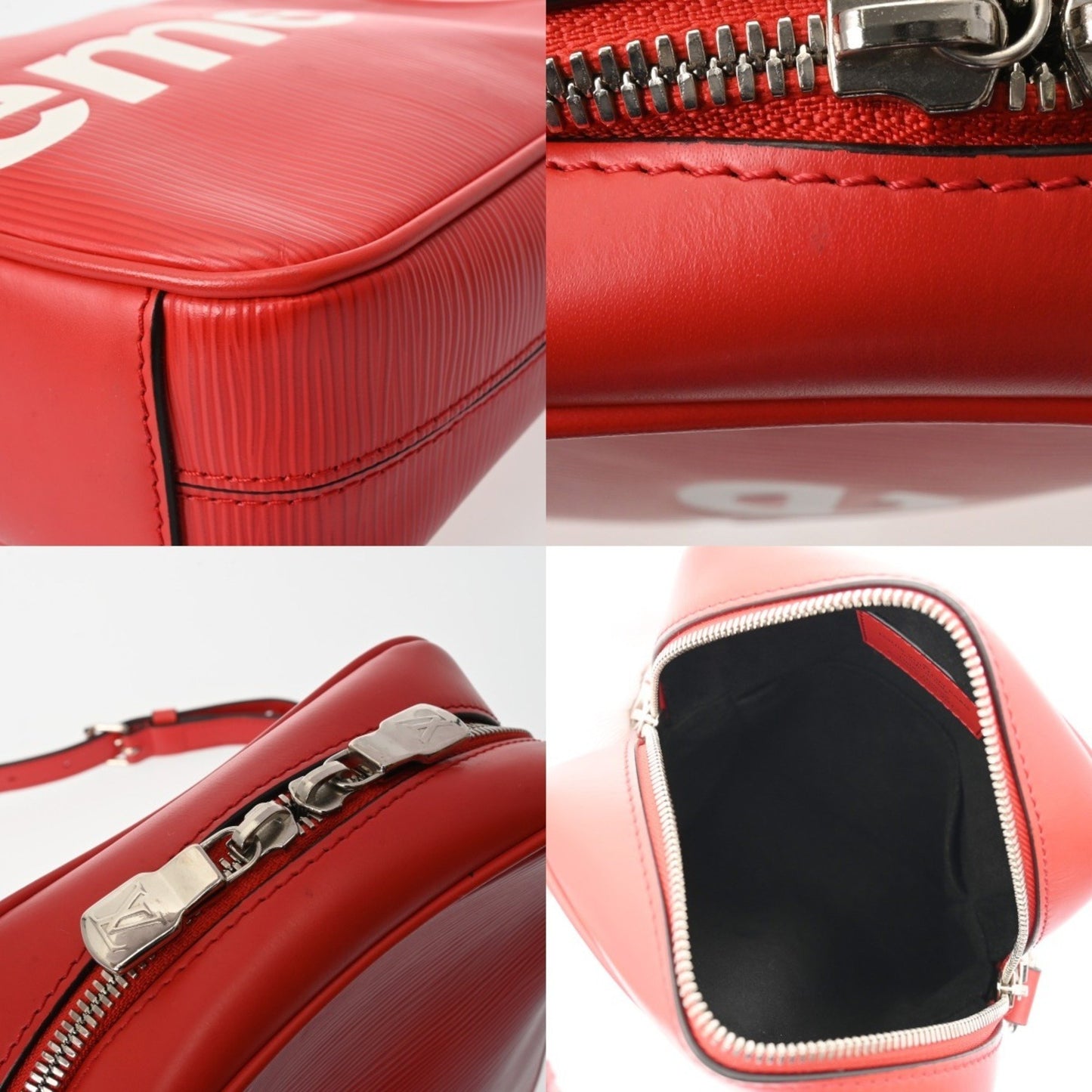 Louis Vuitton Louis Vuitton Epi Danube Pm Supreme Collaboration Red/White M53417