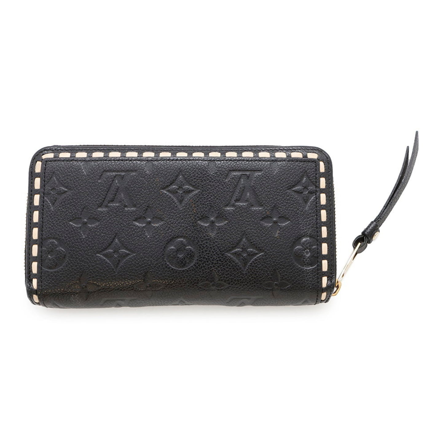 Louis Vuitton Long Wallet Monogram Empreinte Zippy M64805 Louis Vuitton Black