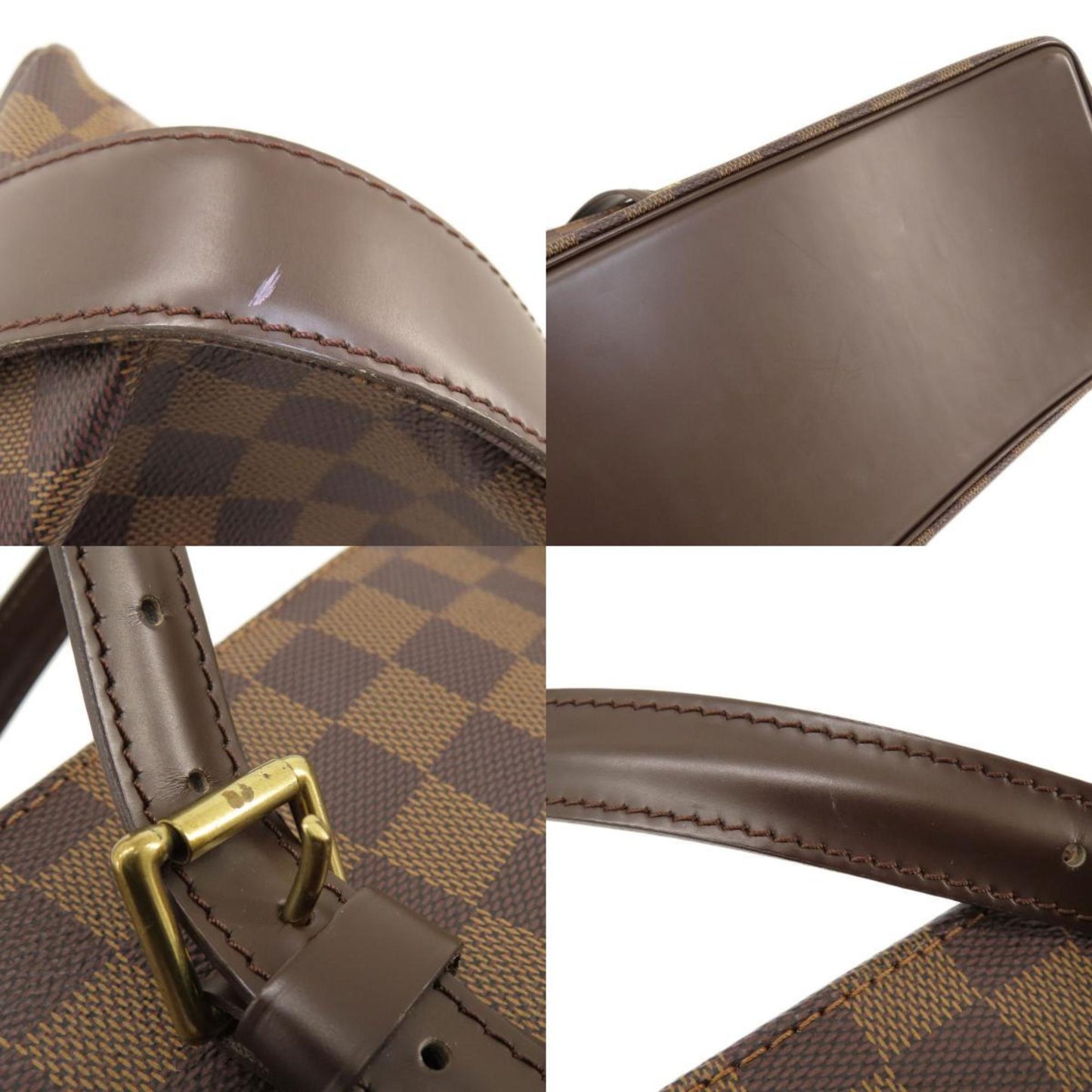 Louis Vuitton N51119 Chelsea Damier Ebene Tote Bag Canvas