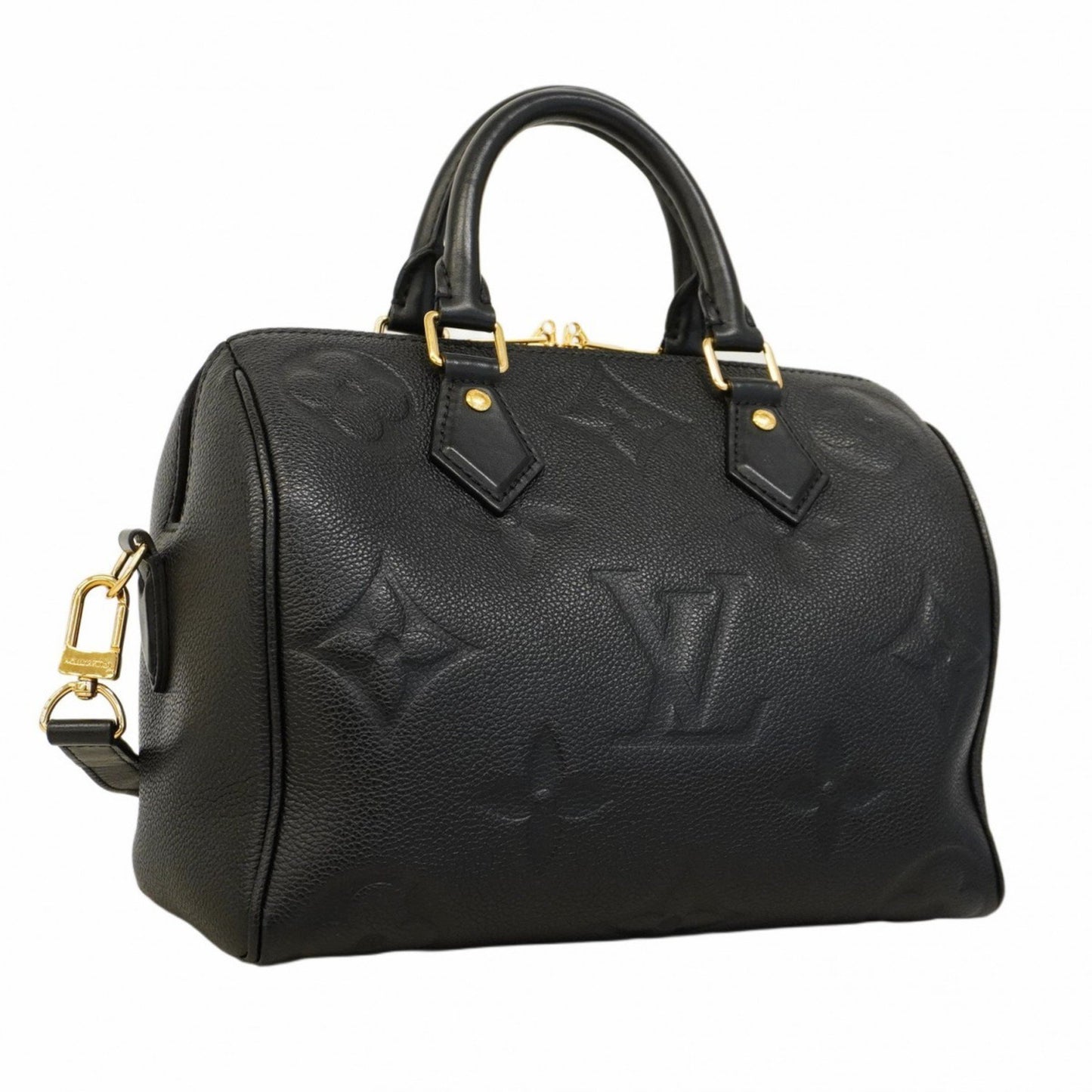 Louis Vuitton Monogram Empreinte Speedy Bandouliere 25 Handbag M58951 Noir