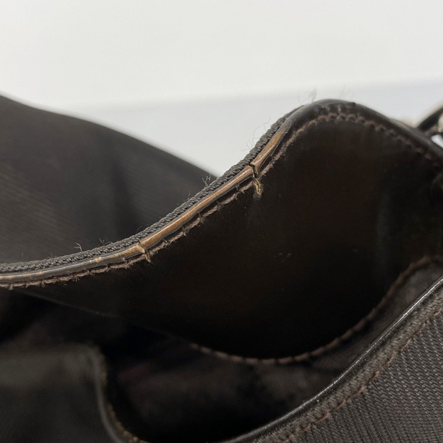 Gucci Bamboo Handbag 001 2058 1577 5 Nylon Brown