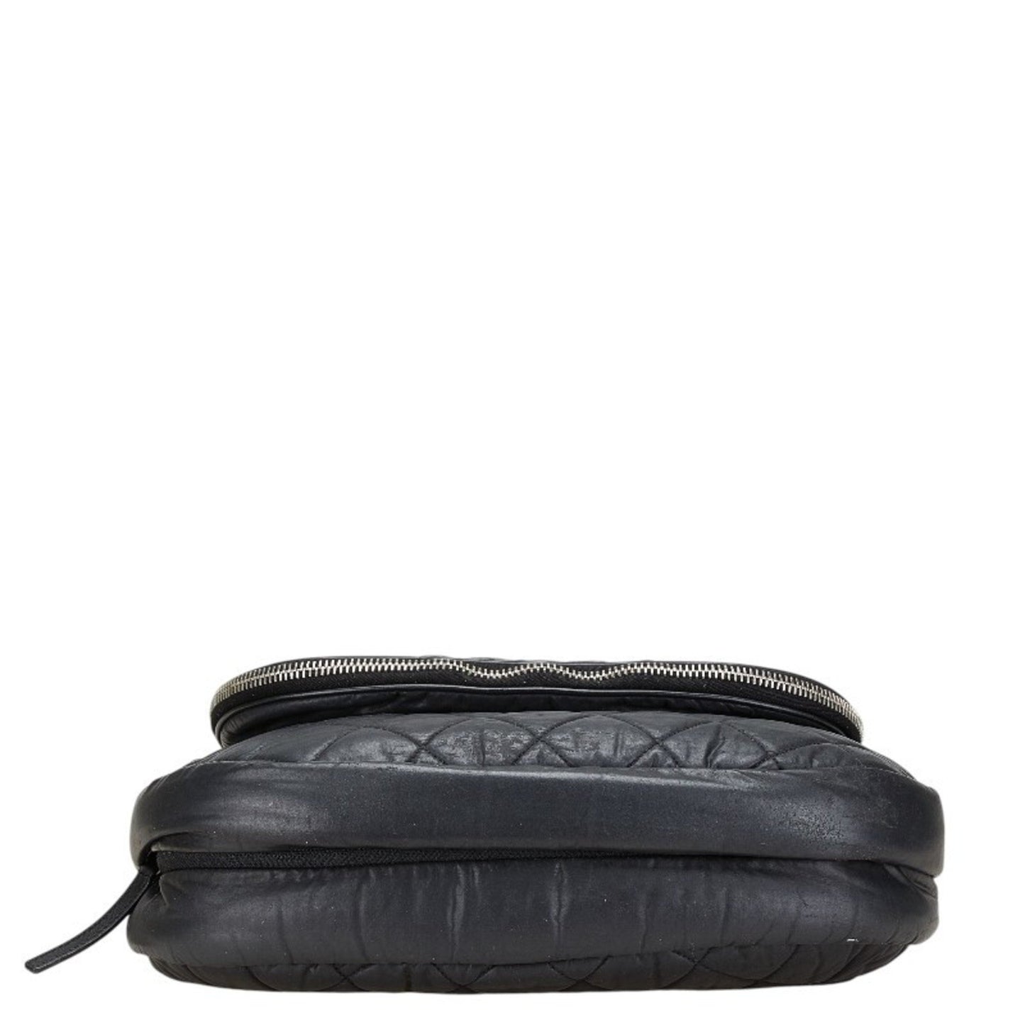 Chanel Matelasse Coco Cocoon Bag Shoulder Black Leather