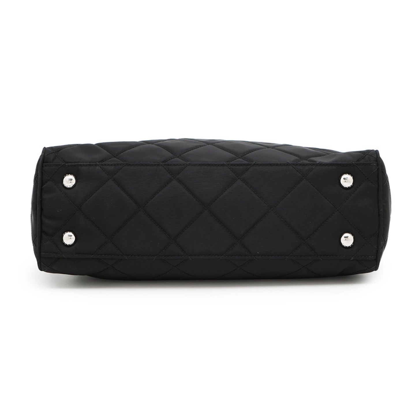 Prada Chain Shoulder Bag In Quilted Nylon