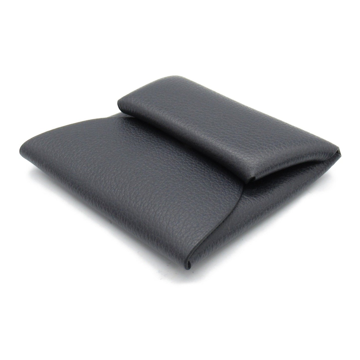 Hermes Hermes Bastia Blue Nuit Wallet/Coin Case Wallet Leather Evercolor