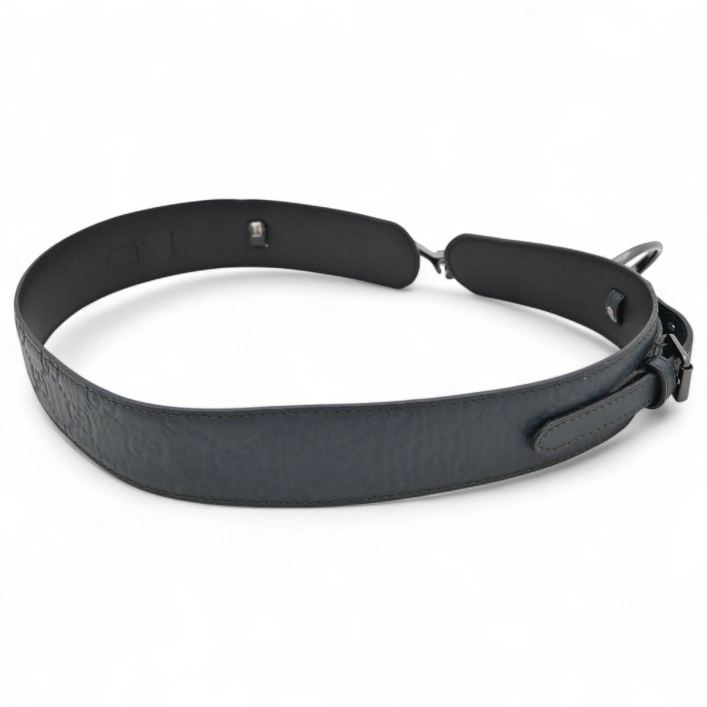 Gucci Shima Horsebit Belt In Green
