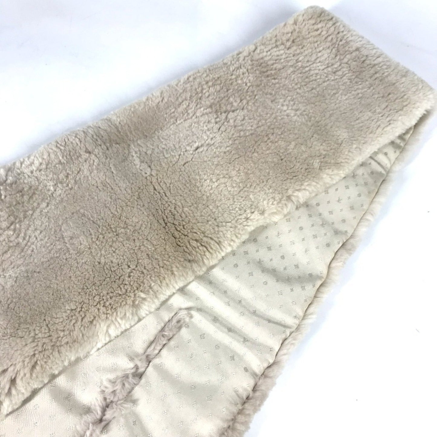 Louis Vuitton M70873 Fur Tippet Logo Two-Tone Echarpe Lv In The City Scarf