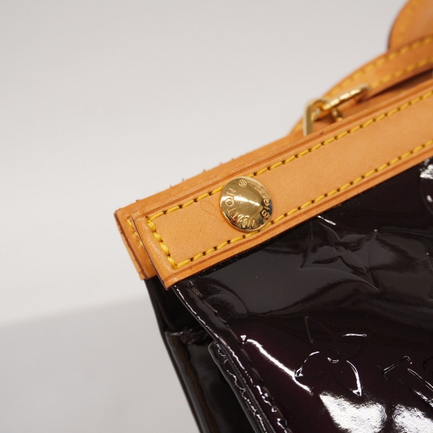 Louis Vuitton Vernis Roxbury Drive Handbag M91995 Amaranth 2-Way Bag