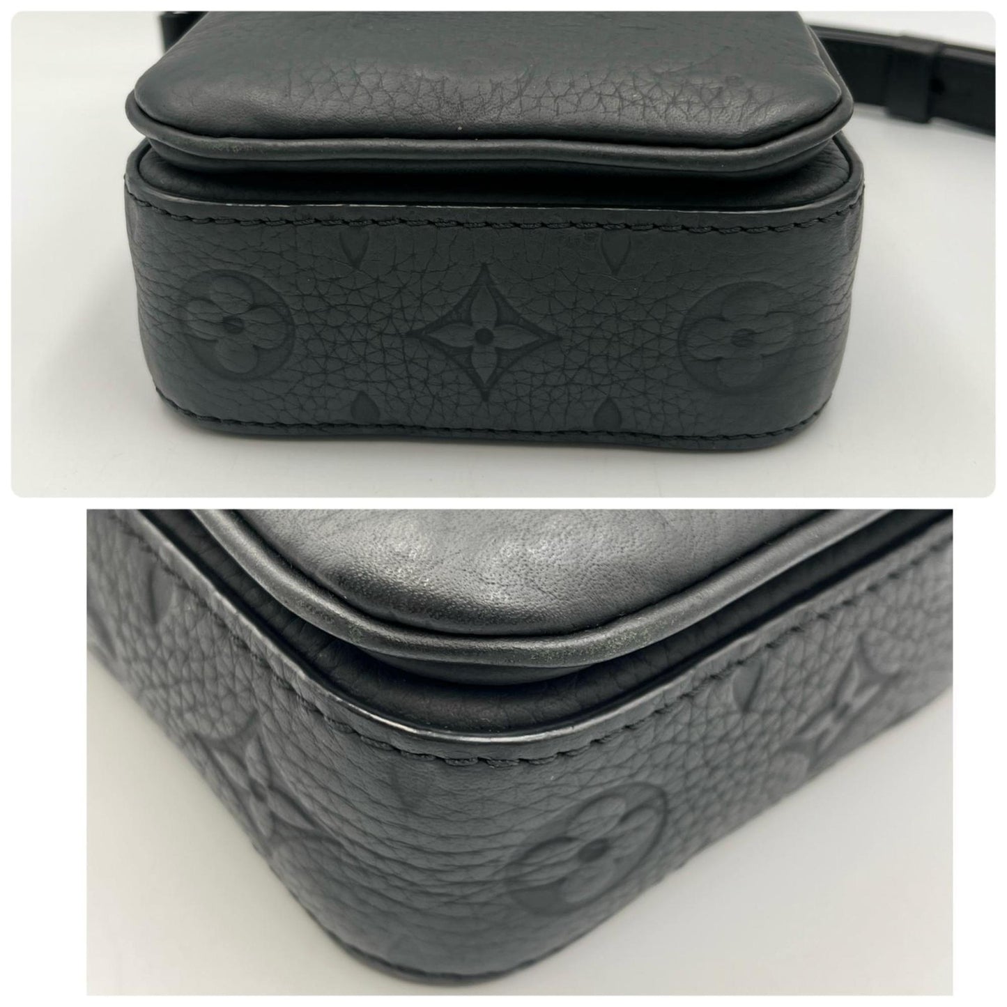 Louis Vuitton S-Lock Vertical Wearable Wallet Shoulder Bag M81524 Leather