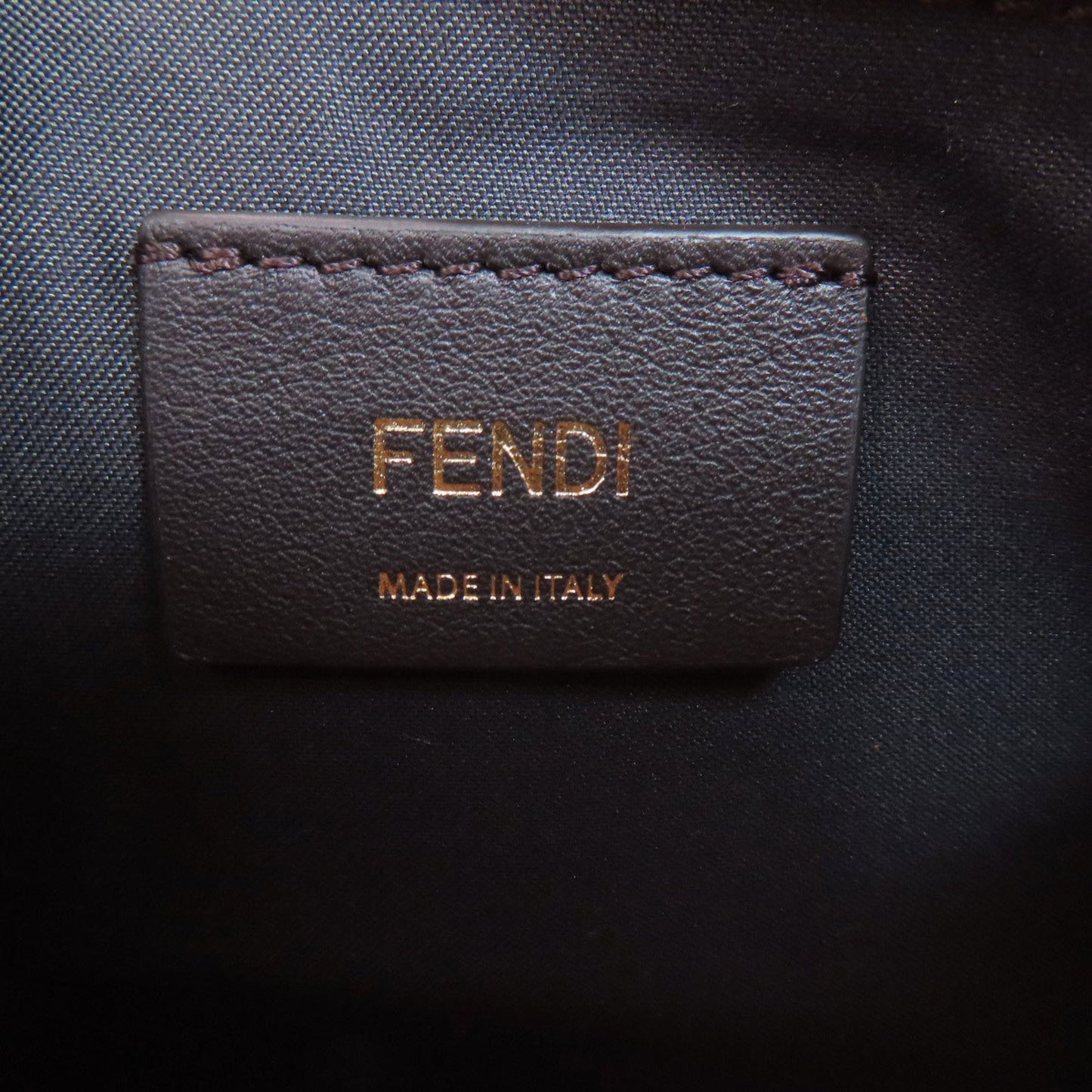 Fendi Chain Shoulder Bag Calf Leather