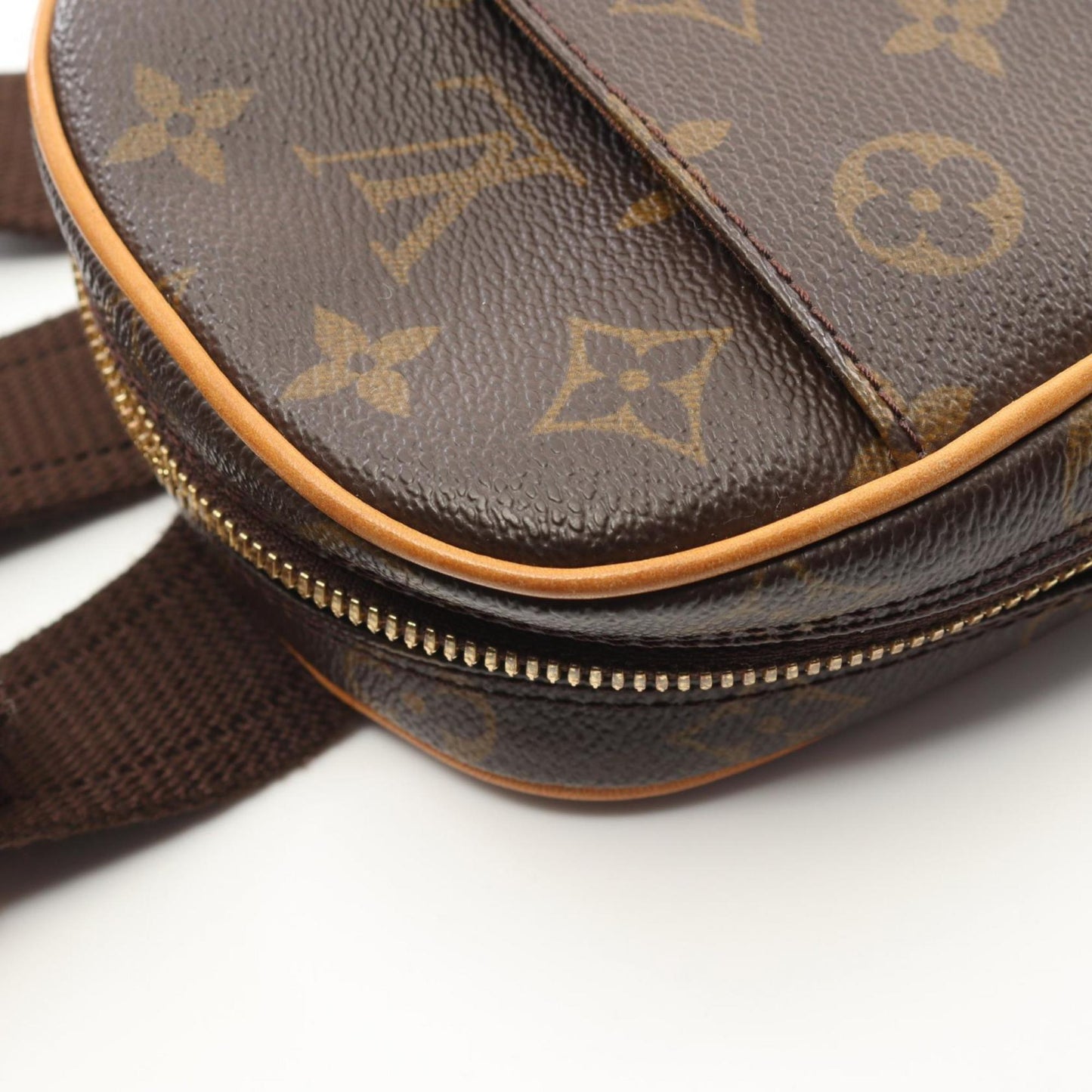 Louis Vuitton Louis Vuitton Pochette Ganju Waist Bag Body Coated Canvas Leather Monogram