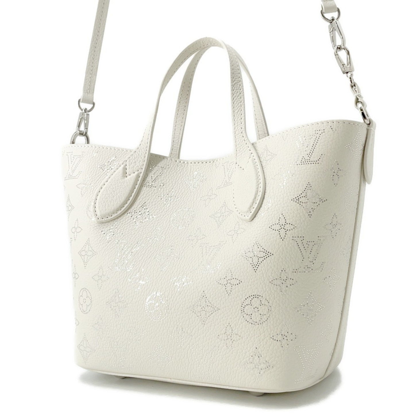 Louis Vuitton Handbag Monogram Mahina Blossom Pm M11842 Louis Vuitton 2Way Shoulder Bag White