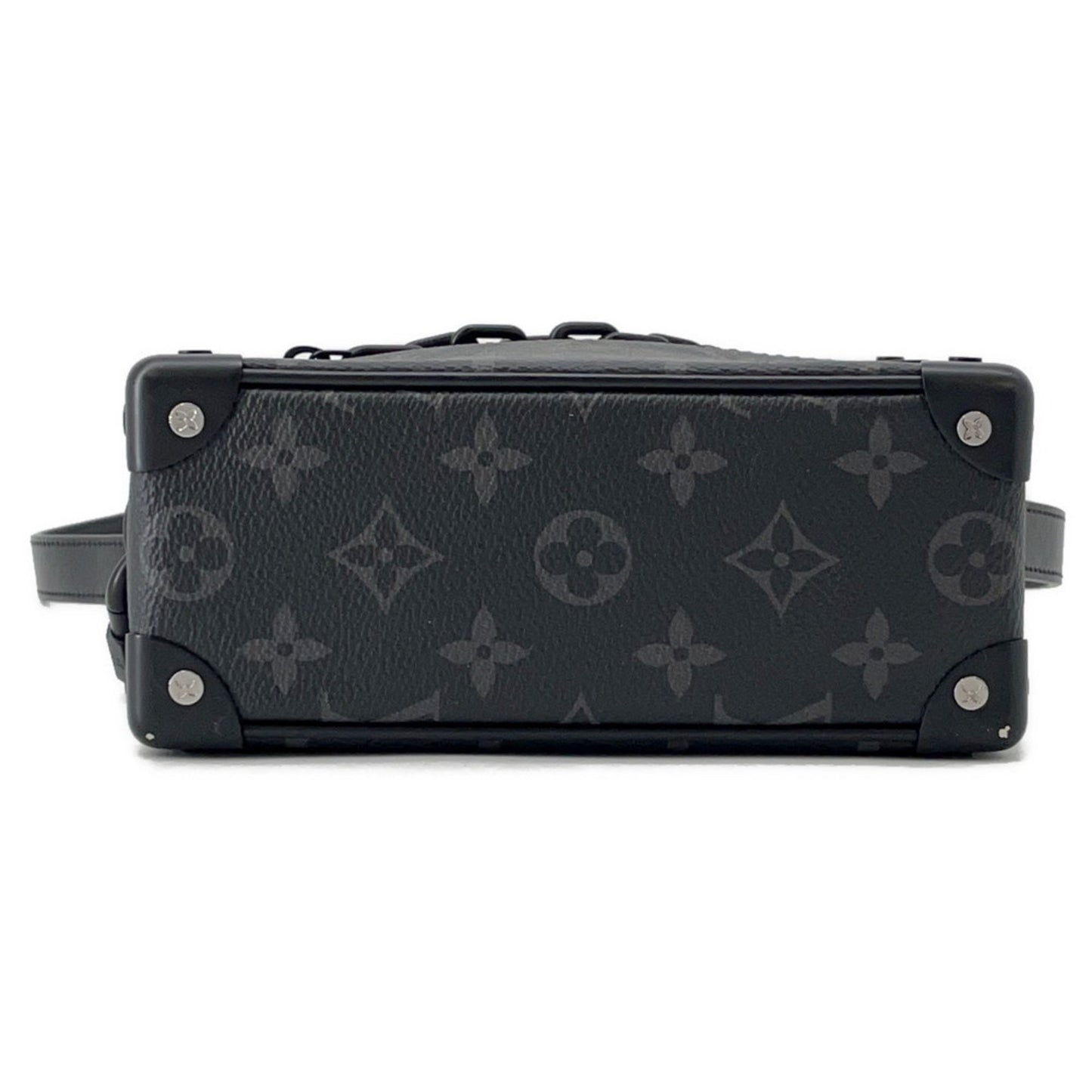Louis Vuitton Monogram Eclipse Mini Soft Trunk Shoulder Bag M44735 Black