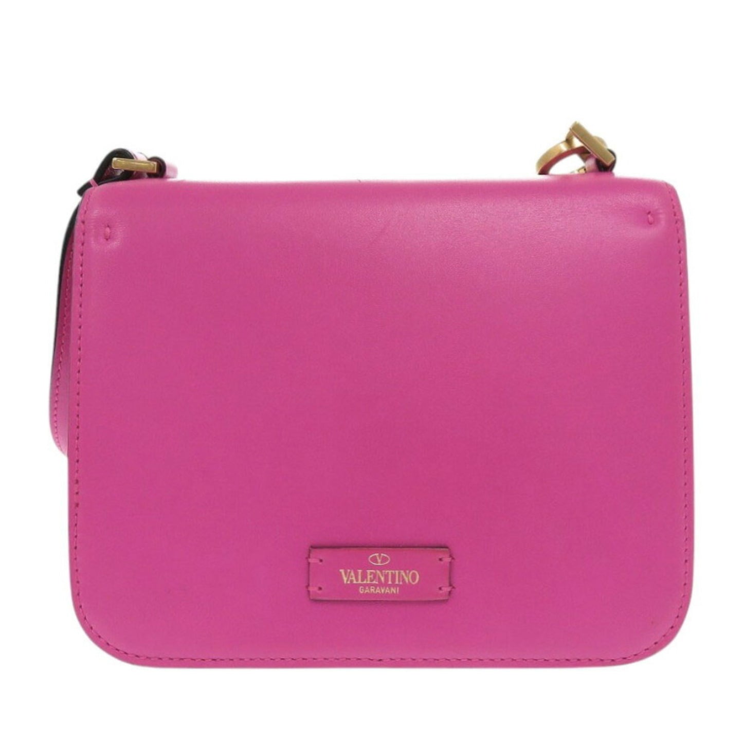 Valentino Garavani V-Sling Leather Pink Shoulder Bag 0485Valentino