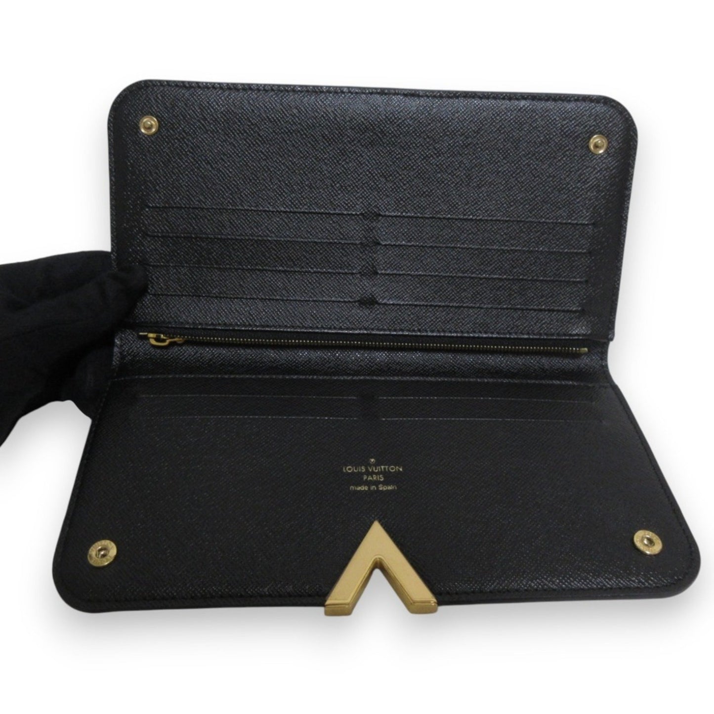Louis Vuitton Louis Vuitton Portefeuille Kimono Long Wallet M56175 Monogram X Noir
