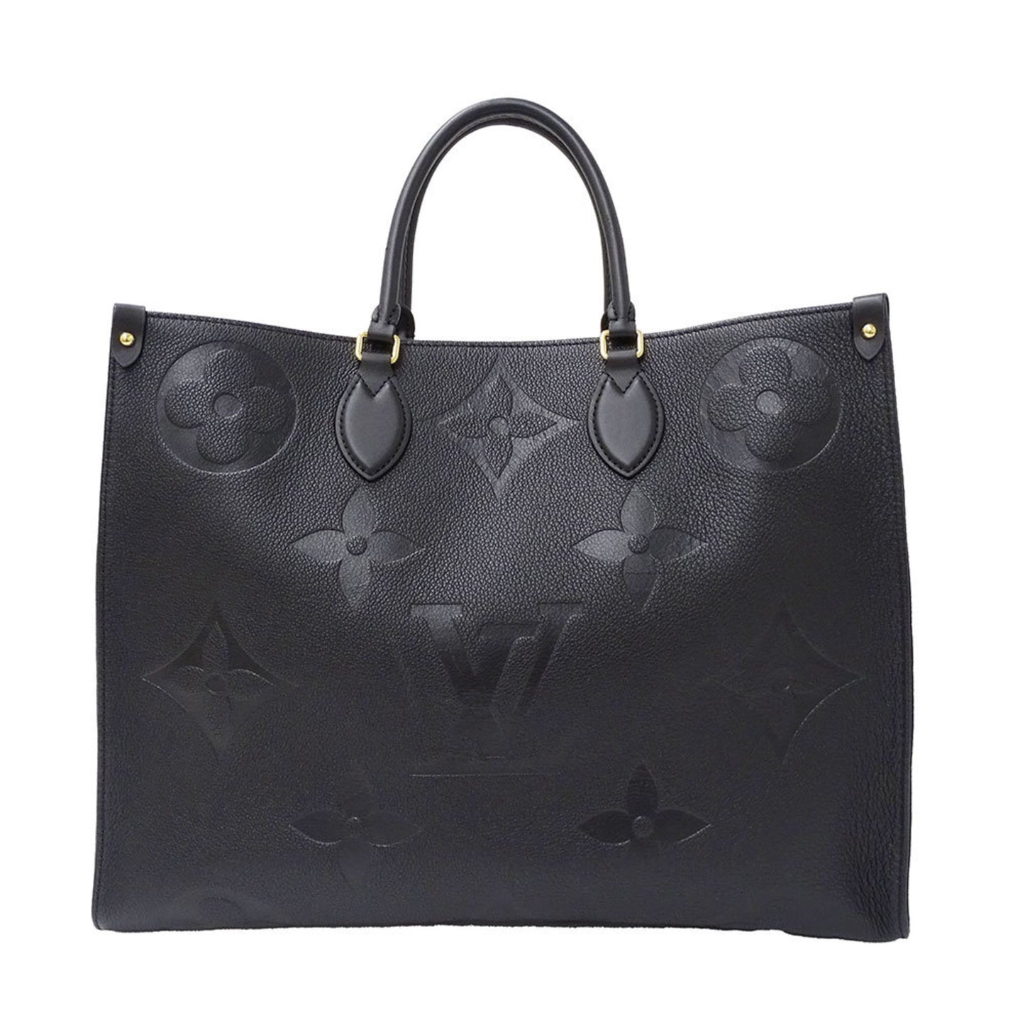 Louis Vuitton Monogram Empreinte On The Go Gm Tote Bag In Black